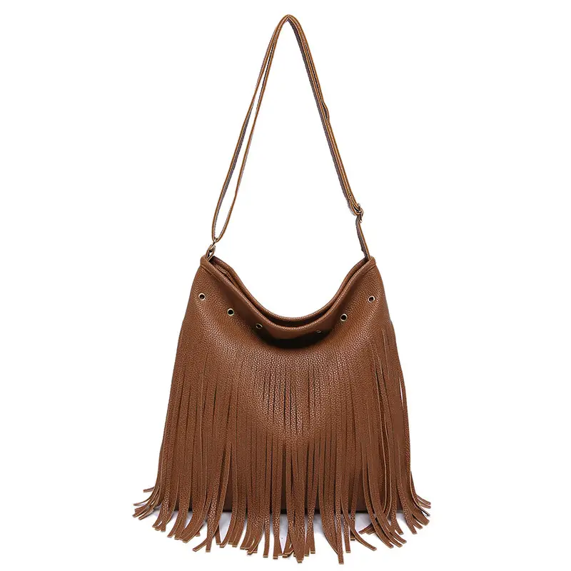 Black Tassel Shoulder Bag for Women 2024 - Image 9