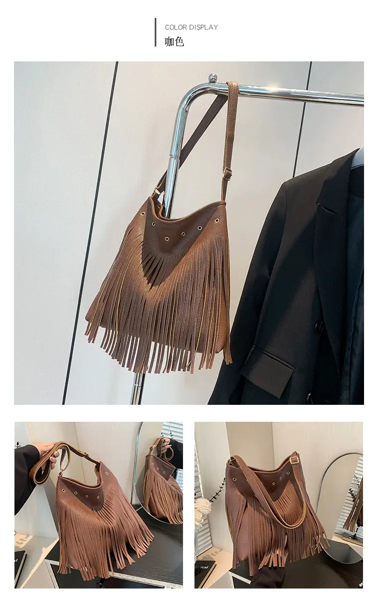 Black Tassel Shoulder Bag for Women 2024 — feature 18