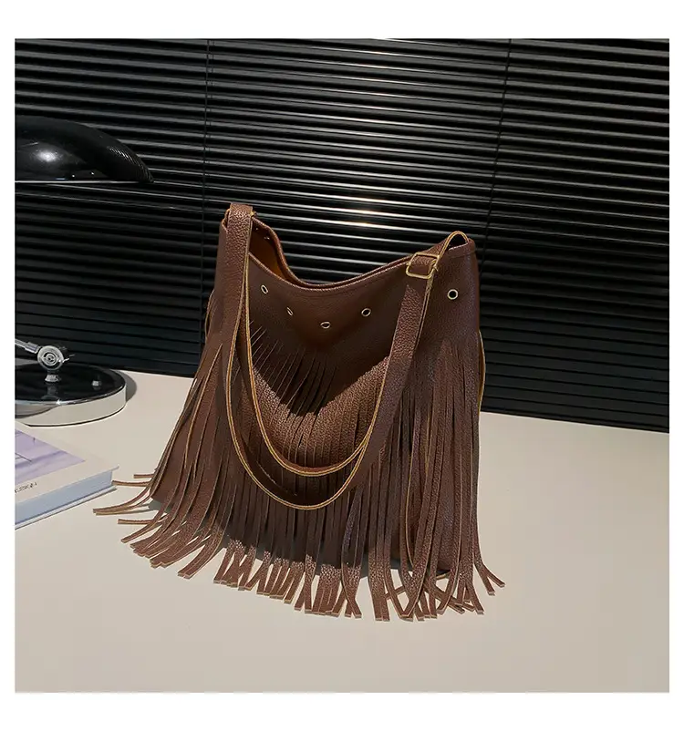 Black Tassel Shoulder Bag for Women 2024 — feature 21