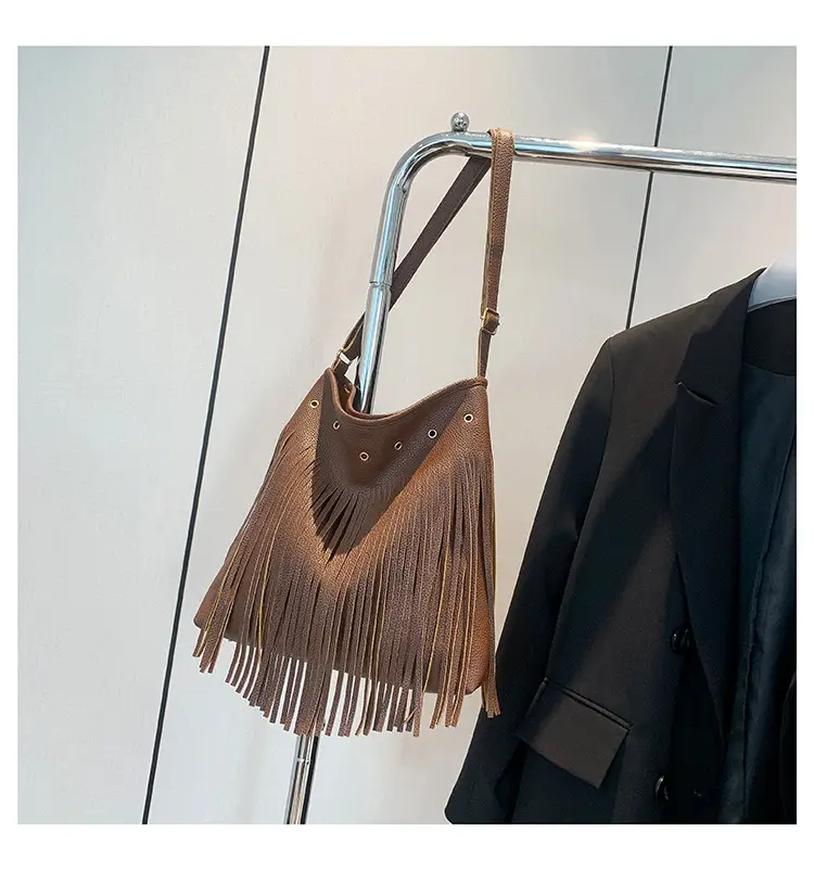 Black Tassel Shoulder Bag for Women 2024 — feature 26