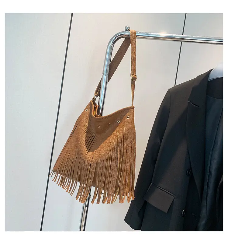 Black Tassel Shoulder Bag for Women 2024 — feature 28