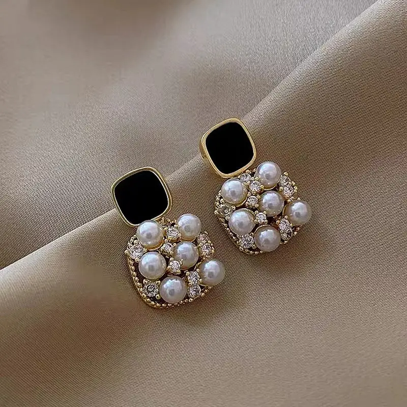S925 Silver Square Tassel Earrings for Women - Image 9