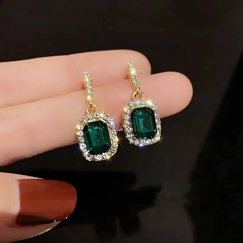 S925 Silver Square Tassel Earrings for Women - Image 10