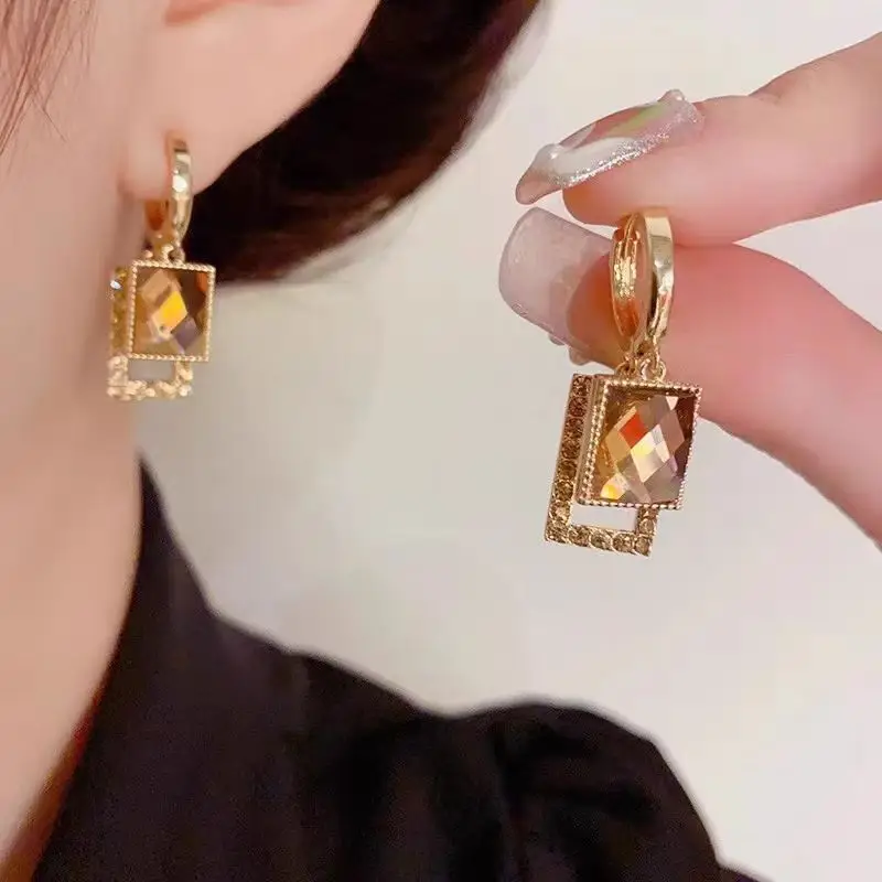 S925 Silver Square Tassel Earrings for Women - Image 18