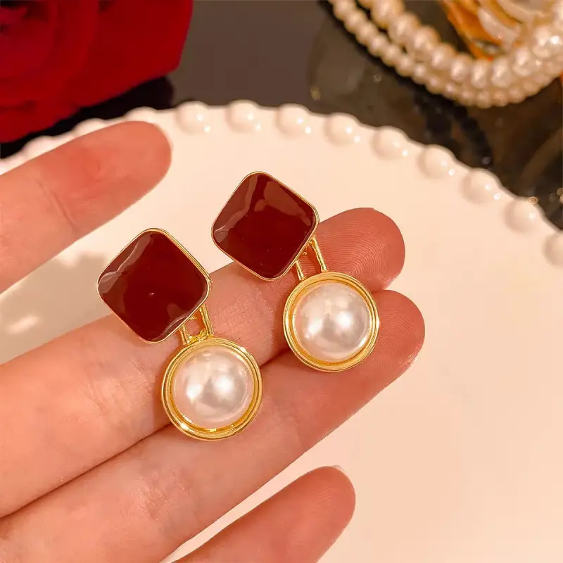 S925 Silver Square Tassel Earrings for Women - Image 19