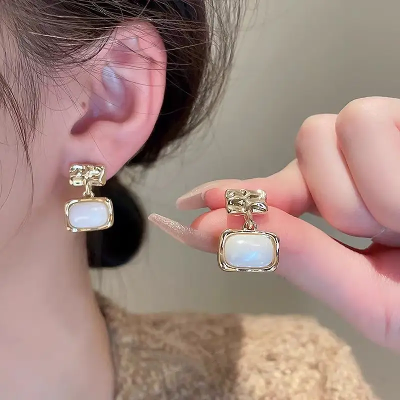 S925 Silver Square Tassel Earrings for Women - Image 22