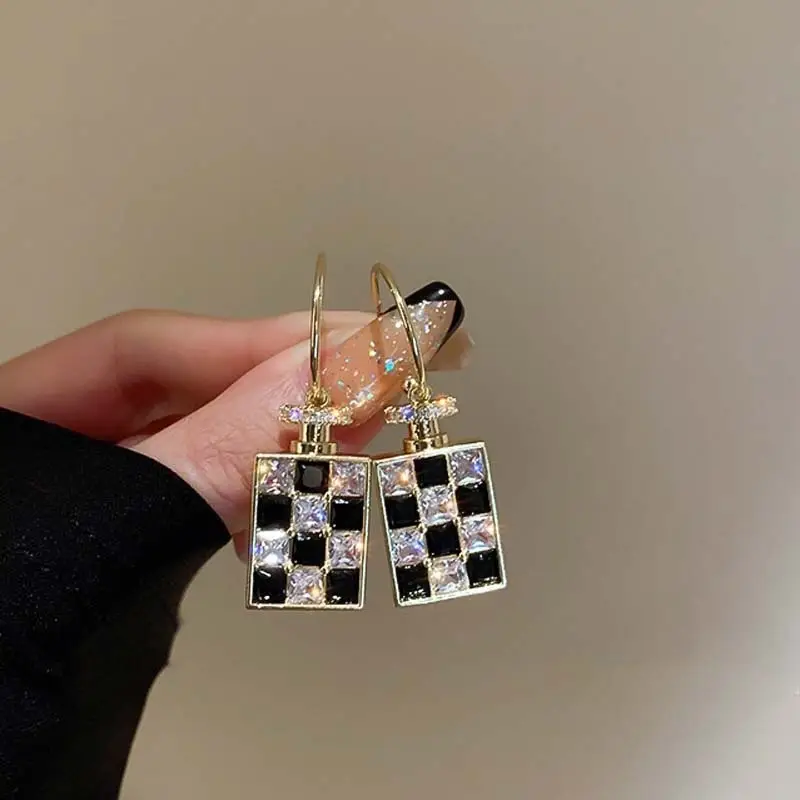S925 Silver Square Tassel Earrings for Women - Image 25