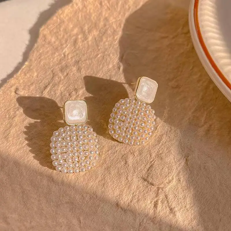S925 Silver Square Tassel Earrings for Women - Image 34
