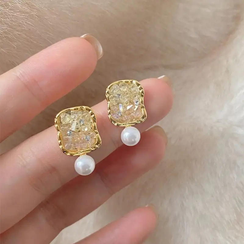 S925 Silver Square Tassel Earrings for Women - Image 53