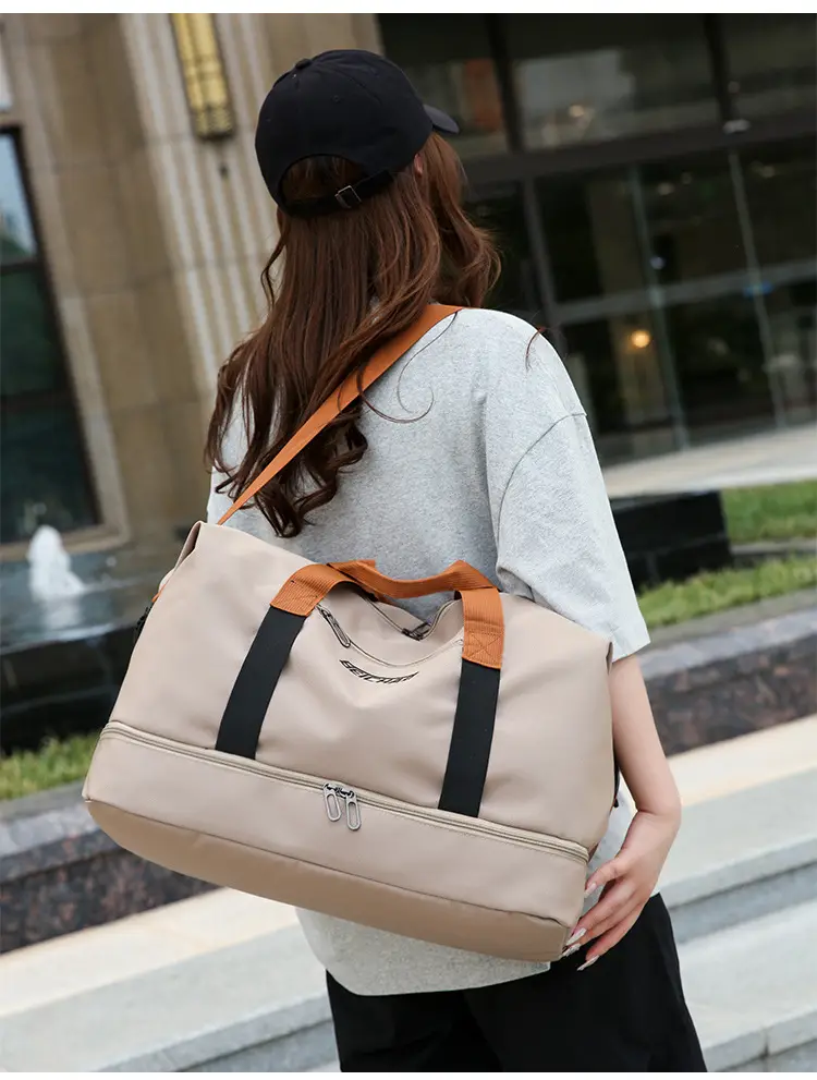 Oxford Cloth Travel Bag Dry Wet Separation Sports Fitness Bag — feature 19