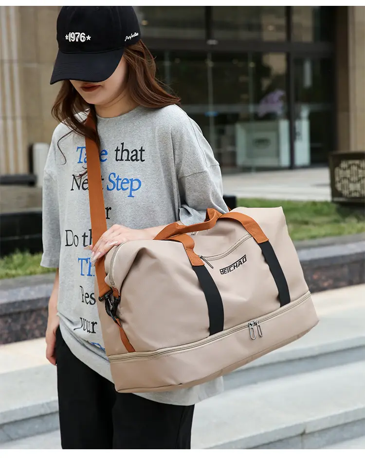 Oxford Cloth Travel Bag Dry Wet Separation Sports Fitness Bag — feature 20
