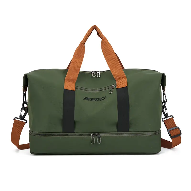 Oxford Cloth Travel Bag Dry Wet Separation Sports Fitness Bag - Image 3