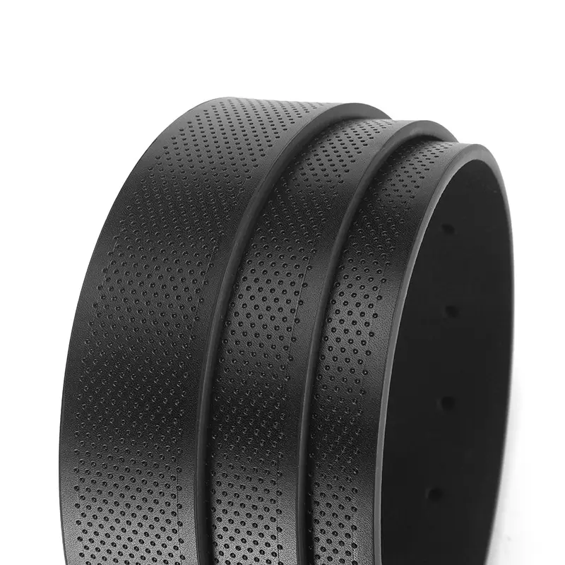 Men's Brown Leather Belt with Retro Pin Buckle - Image 9