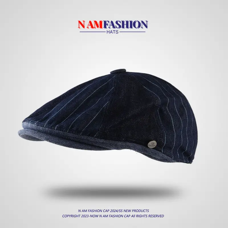 Women Denim Duck Tongue Cap Small Forward - Image 2