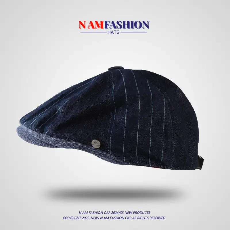 Women Denim Duck Tongue Cap Small Forward - Image 3