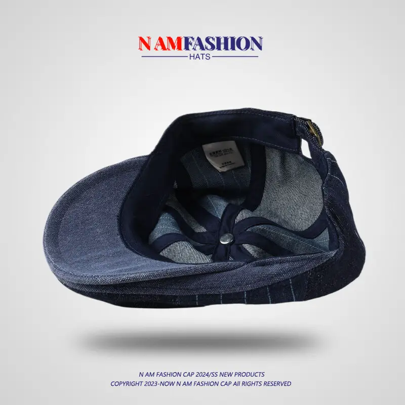 Women Denim Duck Tongue Cap Small Forward - Image 5