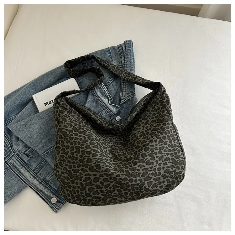Large Leopard Print Shoulder Bag for Women — feature 10