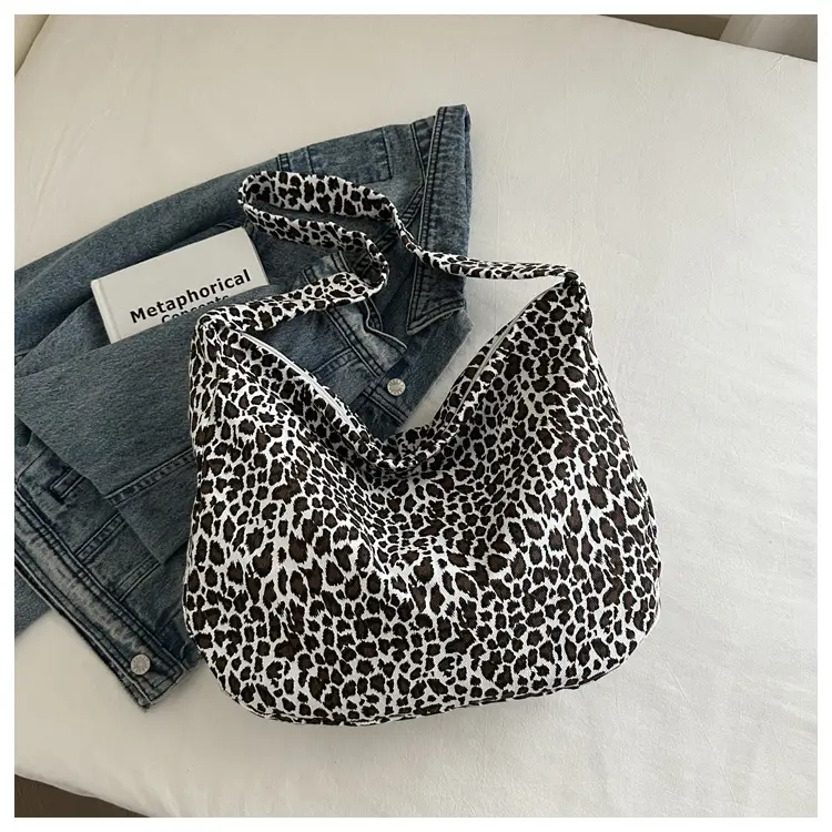 Large Leopard Print Shoulder Bag for Women — feature 12