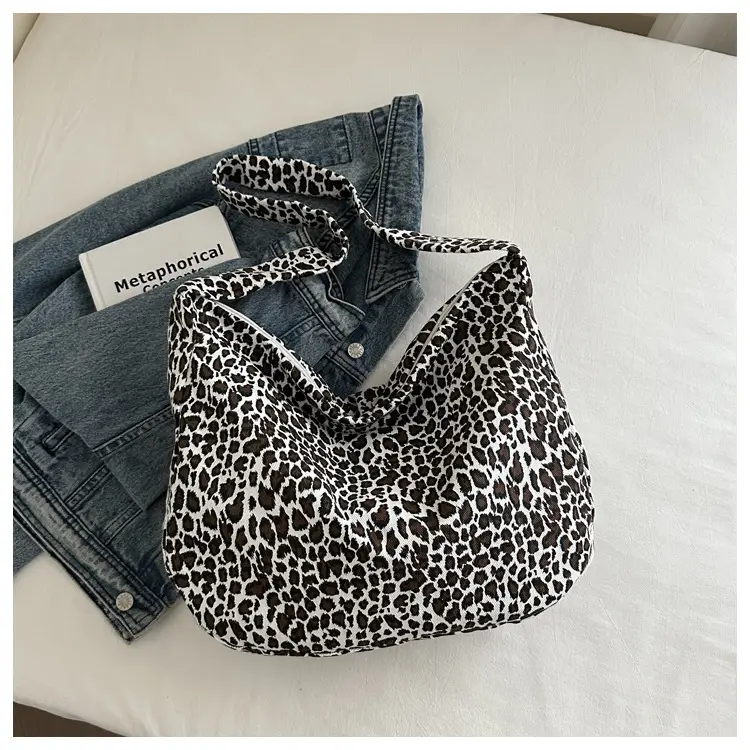 Large Leopard Print Shoulder Bag for Women — feature 13