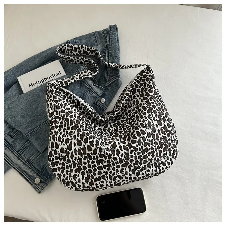 Large Leopard Print Shoulder Bag for Women — feature 14