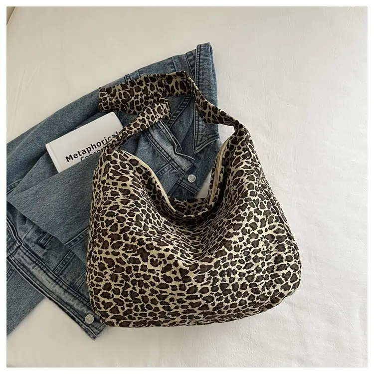 Large Leopard Print Shoulder Bag for Women — feature 15