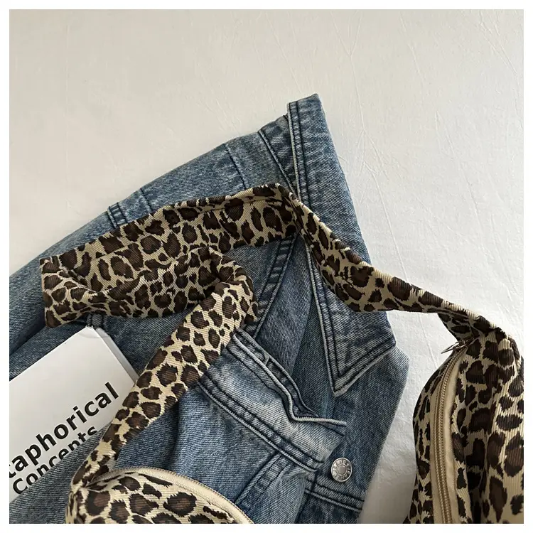 Large Leopard Print Shoulder Bag for Women — feature 18