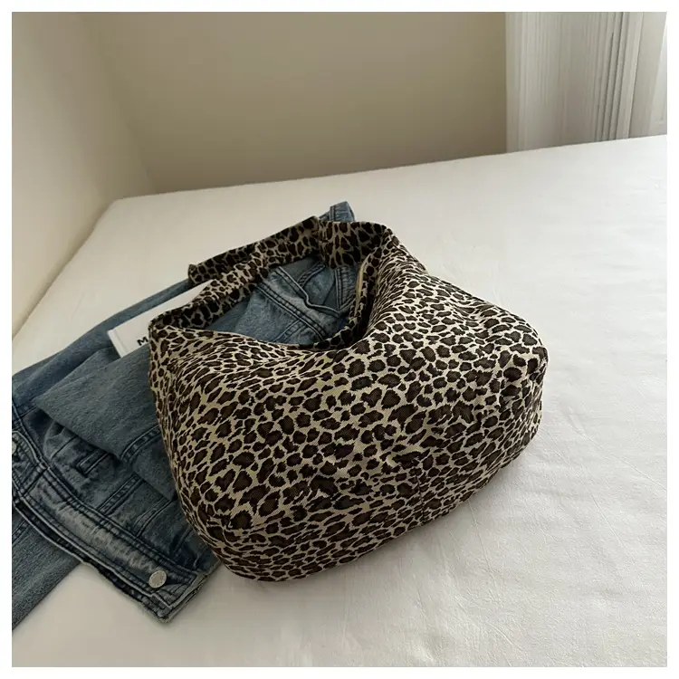 Large Leopard Print Shoulder Bag for Women — feature 19