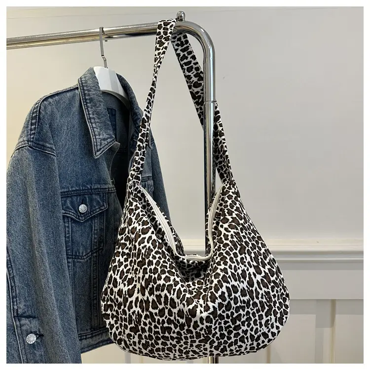 Large Leopard Print Shoulder Bag for Women — feature 43