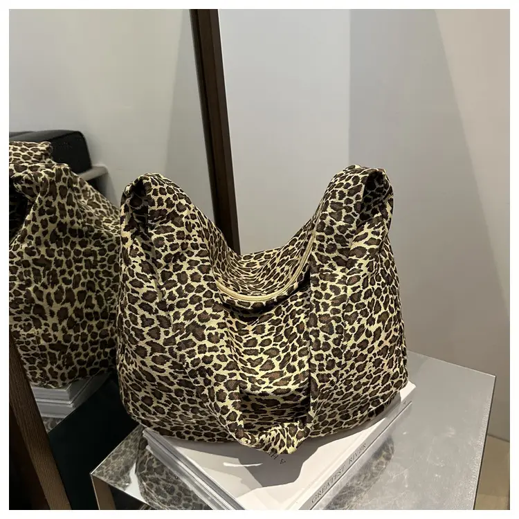 Large Leopard Print Shoulder Bag for Women — feature 47