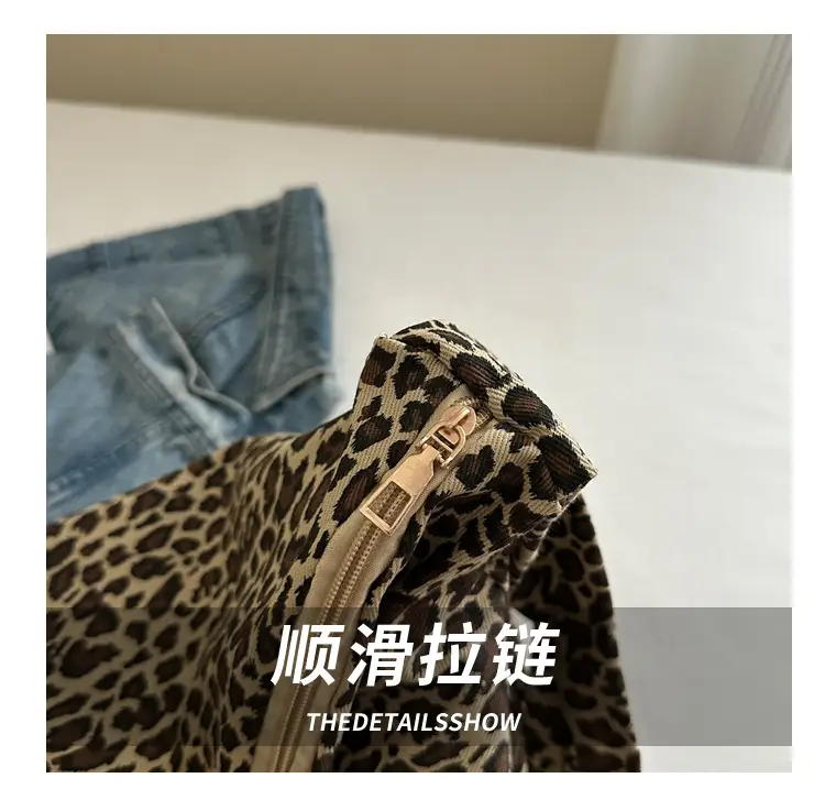 Large Leopard Print Shoulder Bag for Women — feature 6