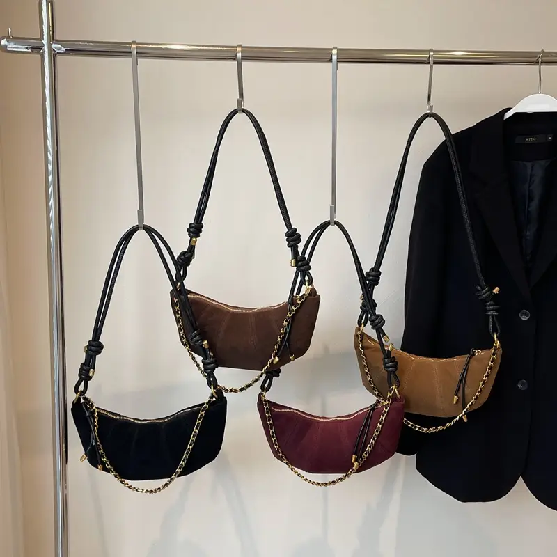 Vintage Brown Satchel Bag for Women 2024 - Image 8