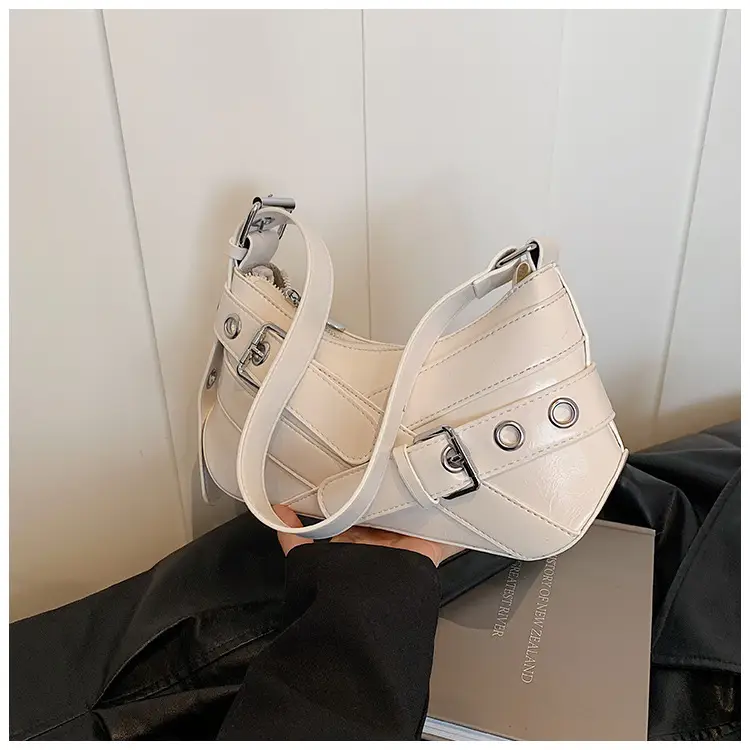 Brown Leather Motorcycle Style Shoulder Bag for Women 2024 — feature 25