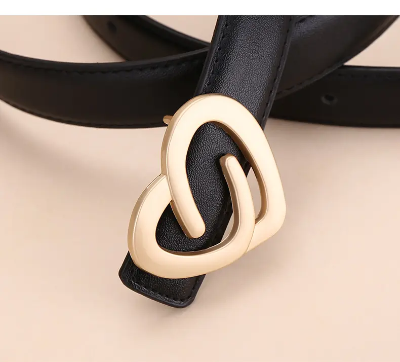 Women's Heart-Shaped Leather Belt Set of 5 — feature 16