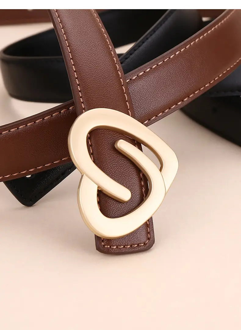Women's Heart-Shaped Leather Belt Set of 5 — feature 24