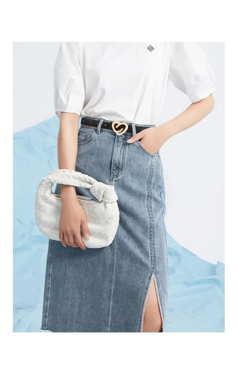 Women's Heart-Shaped Leather Belt Set of 5 — feature 6