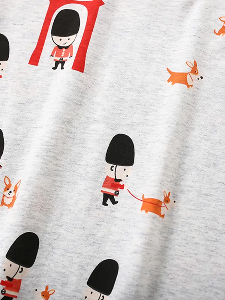 Malwee Boys Printed T-Shirt Grey Winter Casual - Image 4