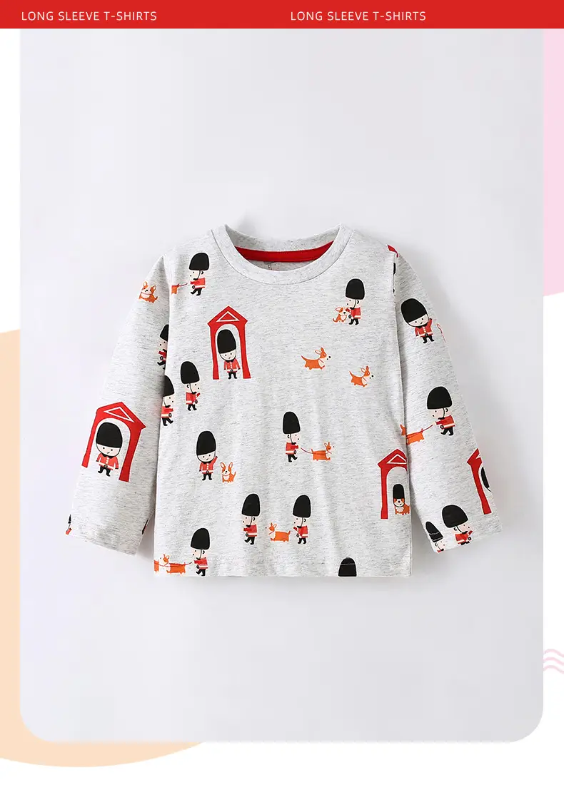 Malwee Boys Printed T-Shirt Grey Winter Casual — feature 2