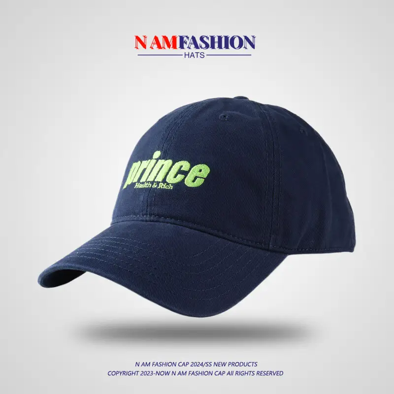 White Prince Embroidered Cotton Cap for Men Women - Image 5
