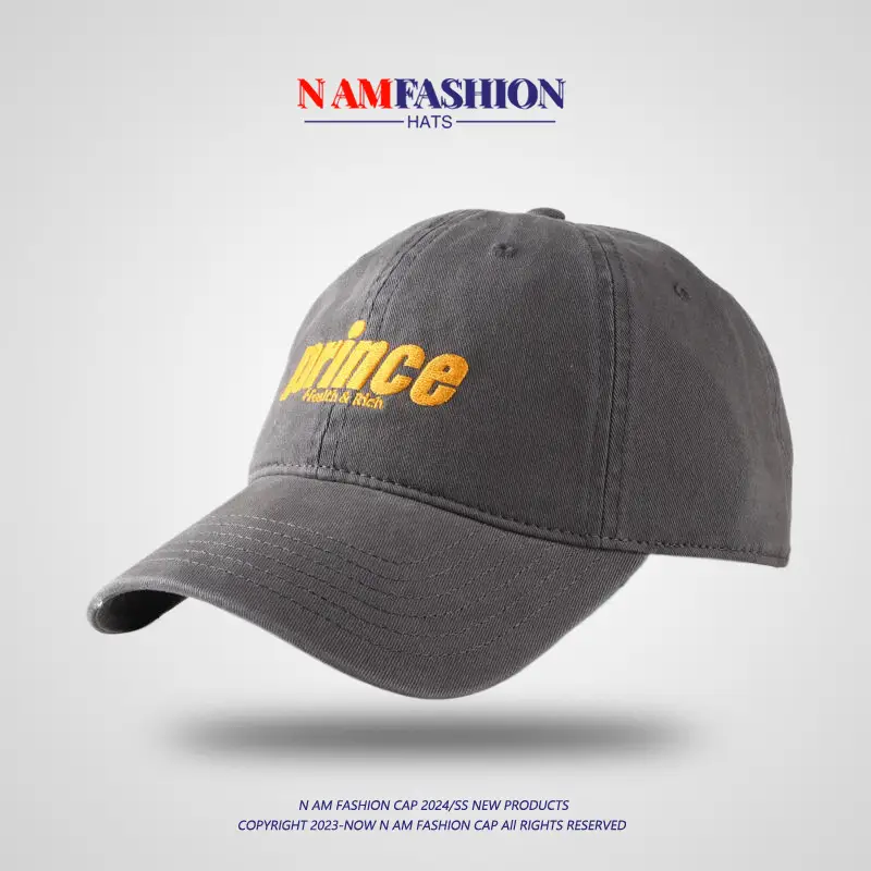 White Prince Embroidered Cotton Cap for Men Women - Image 7