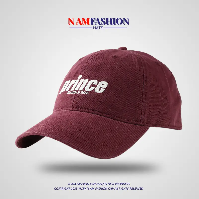 White Prince Embroidered Cotton Cap for Men Women - Image 8