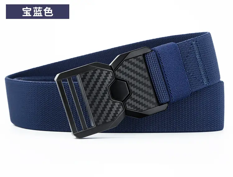 Men's Distinctive Belt Youth Summer Camp Military Training Belt Alloy Canvas Trousers Outdoor Casual Loosen Belt — feature 18
