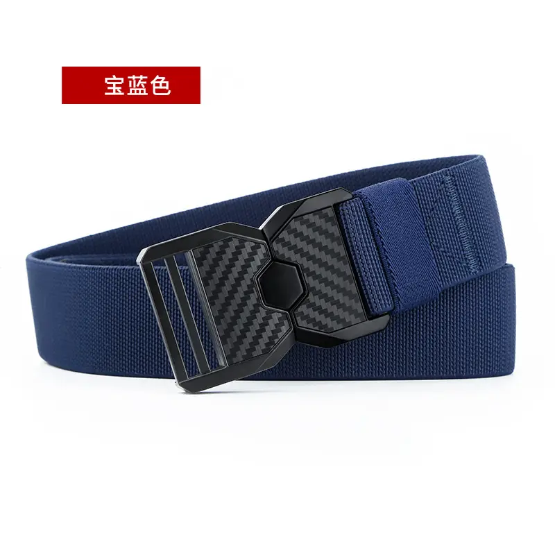 Men's Distinctive Belt Youth Summer Camp Military Training Belt Alloy Canvas Trousers Outdoor Casual Loosen Belt - Image 6