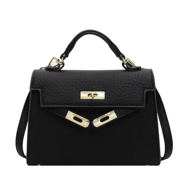 Platinum Litchi Pattern Shoulder Bag 2024 - Image 10