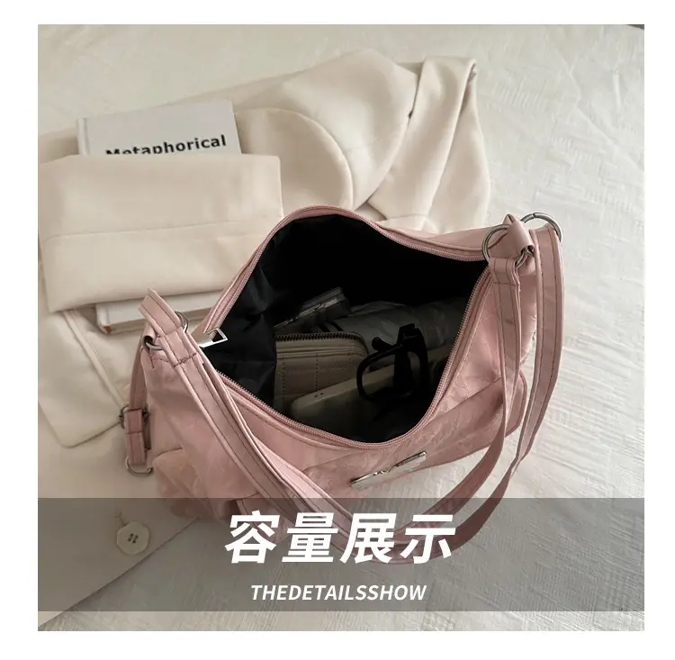 Korean Style Shoulder Crossbody Bag White Butterfly Design — feature 7