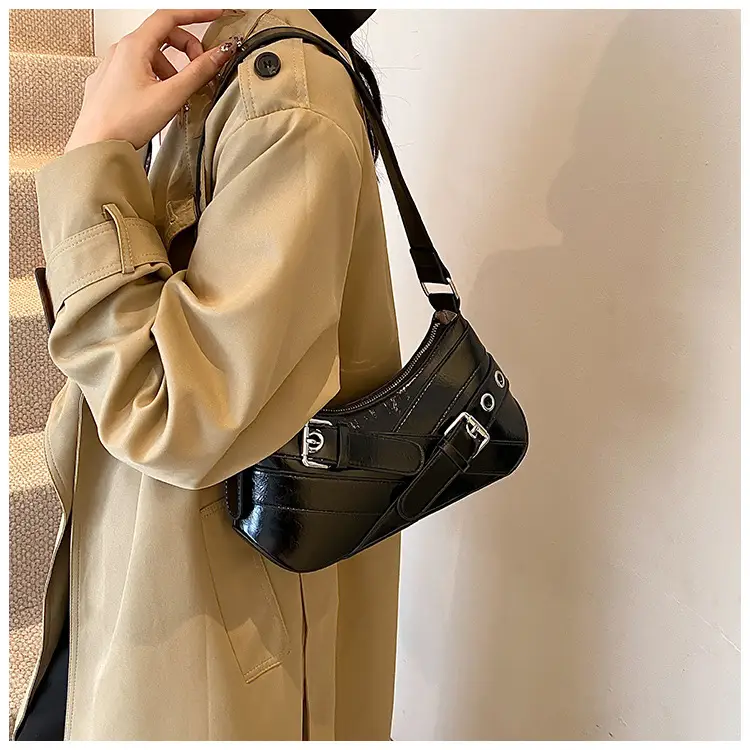 Retro Korean Style Shoulder Bag Brown 2024 — feature 18