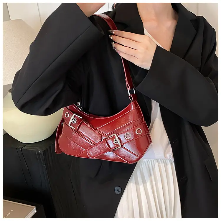 Retro Korean Style Shoulder Bag Brown 2024 — feature 24