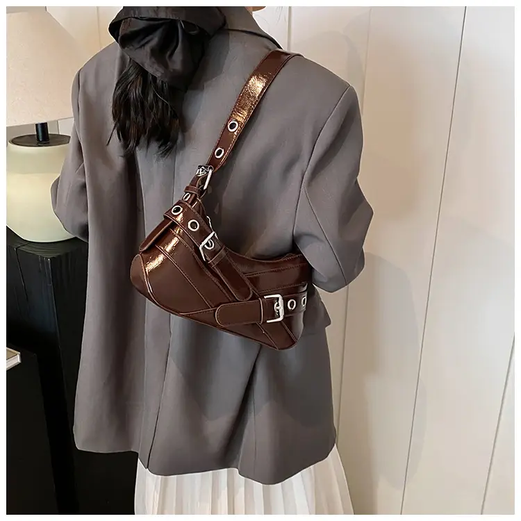 Retro Korean Style Shoulder Bag Brown 2024 — feature 32