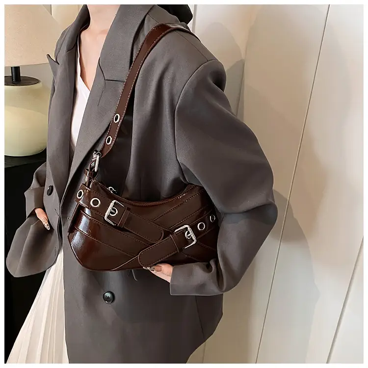 Retro Korean Style Shoulder Bag Brown 2024 — feature 33