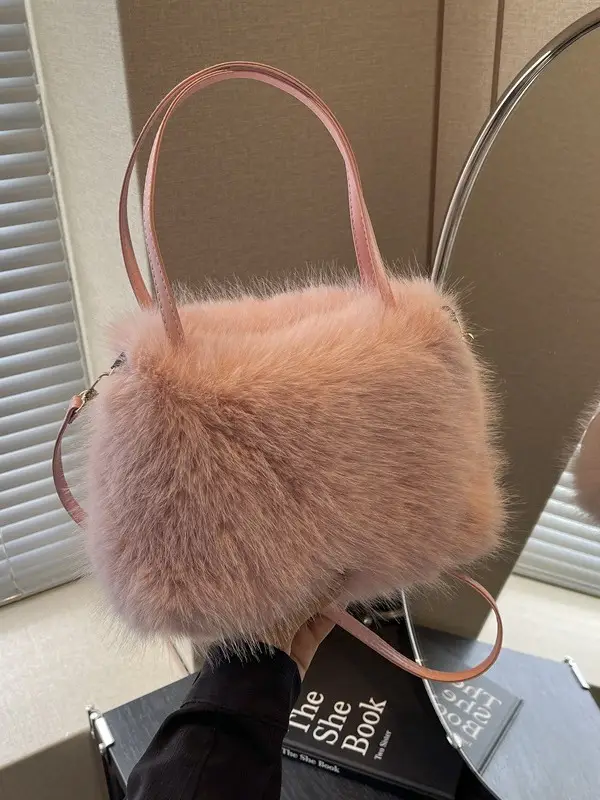 Fluffy Crossbody Bag Women 2024 New - Image 8