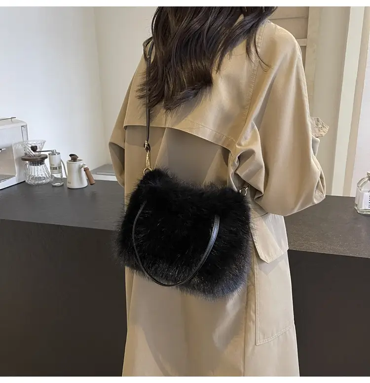 Fluffy Crossbody Bag Women 2024 New — feature 10